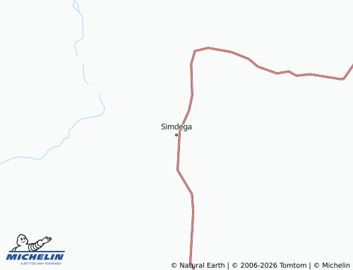 MICHELIN Simdega map - ViaMichelin