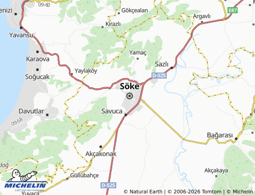 MICHELIN Kemalpaşa map - ViaMichelin