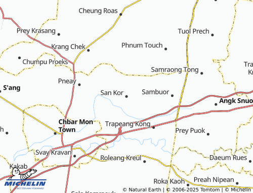 MICHELIN San Kor map - ViaMichelin