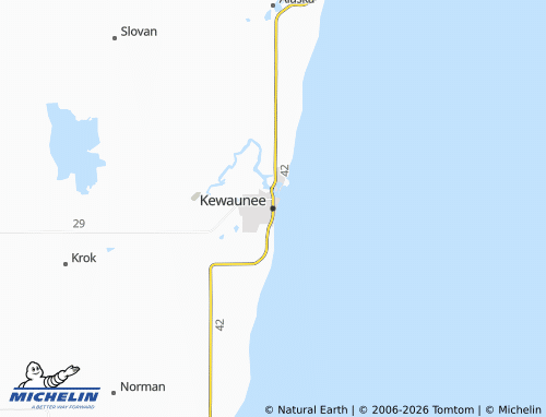 Carte MICHELIN Kewaunee - ViaMichelin