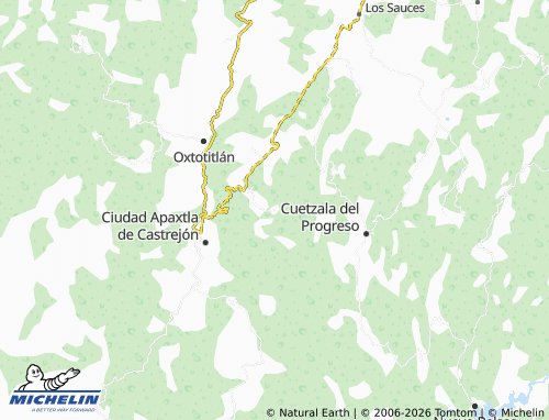 Carte MICHELIN Tepoxtepec-Tepoztepec - ViaMichelin