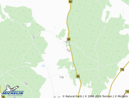 MICHELIN Endla map - ViaMichelin