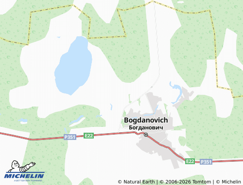 MICHELIN-Landkarte Nadezhda-2 SNT - ViaMichelin