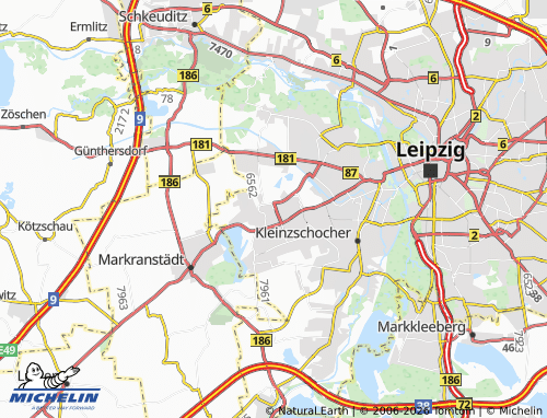 MICHELIN Grünau-Nord map - ViaMichelin