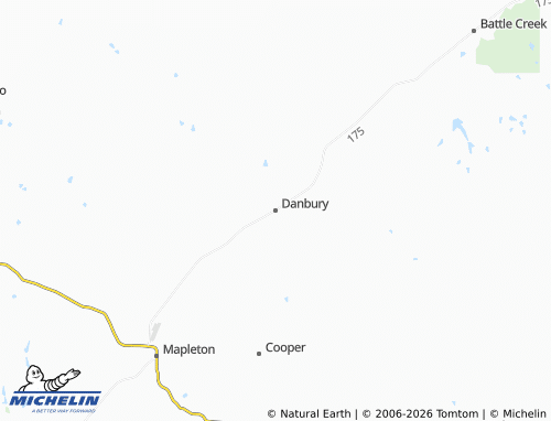 Mappa MICHELIN Danbury - ViaMichelin