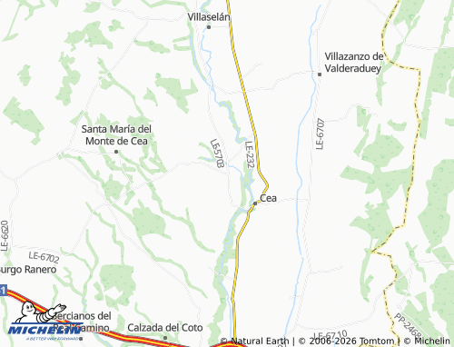 Kaart MICHELIN Bustillo de Cea - ViaMichelin