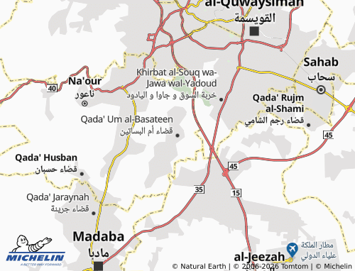MICHELIN Umm Al Basatin map - ViaMichelin