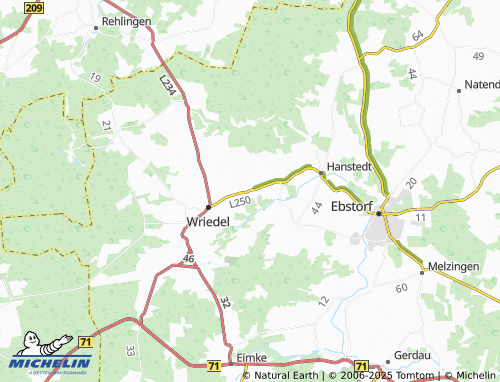 Mapa MICHELIN Arendorf - ViaMichelin