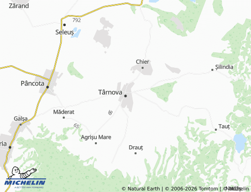 MICHELIN-Landkarte Târnova - ViaMichelin