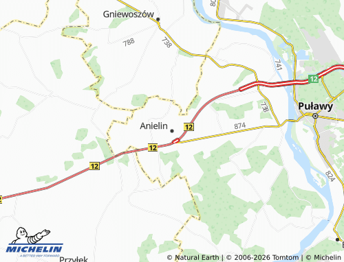 MICHELIN-Landkarte Anielin - ViaMichelin