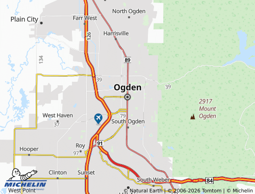 Carte MICHELIN Ogden - ViaMichelin