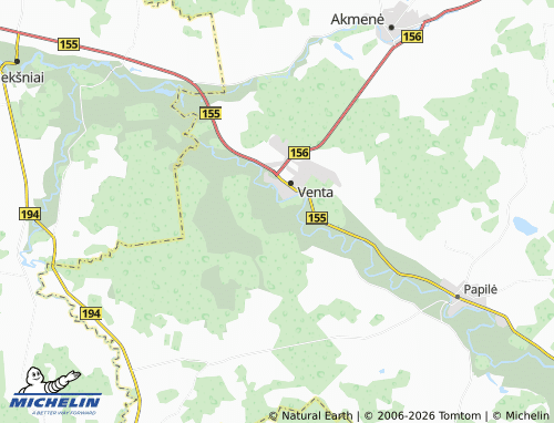 Mapa MICHELIN Žerkščiai - ViaMichelin