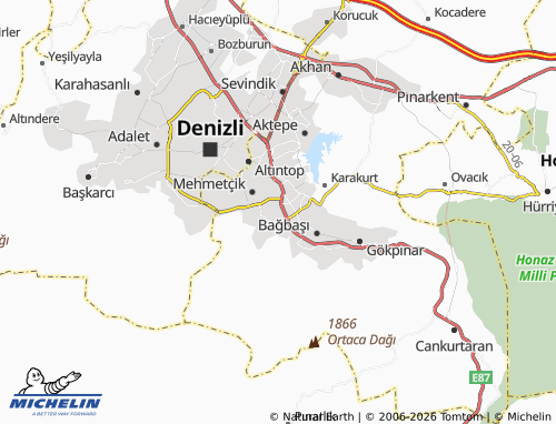 MICHELIN Yunusemre map - ViaMichelin