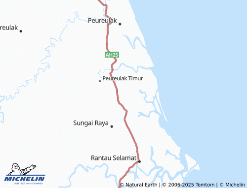MICHELIN Seuneubok Teupin map - ViaMichelin