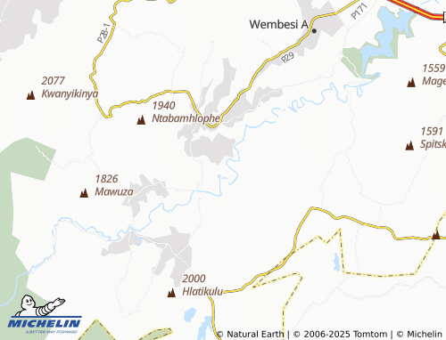 MICHELIN KwaNdaba map - ViaMichelin