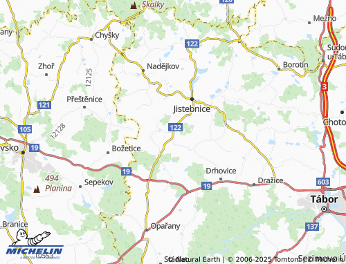 Mapa MICHELIN Drahnětice - ViaMichelin