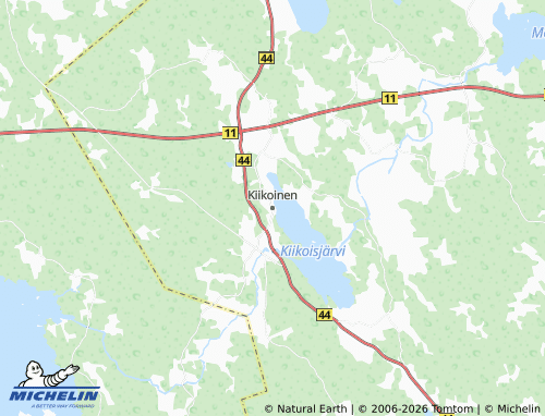 Kaart MICHELIN Kiikoinen - ViaMichelin