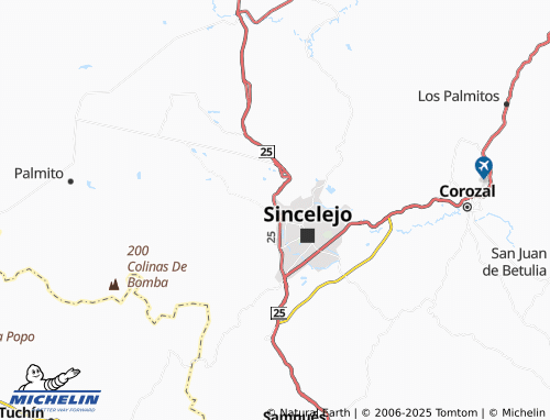 Carte MICHELIN Los Laureles - ViaMichelin