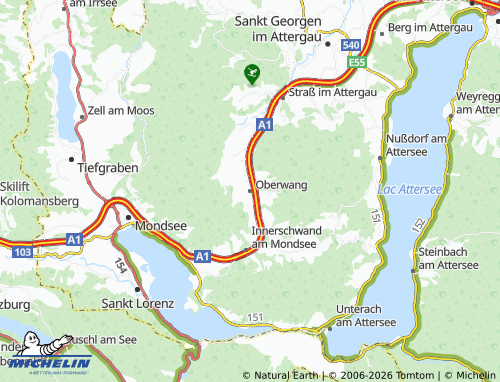 Mappa MICHELIN Oberwang - ViaMichelin