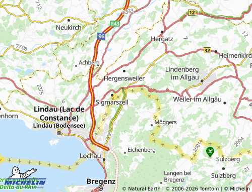 Mappa MICHELIN Hohenweiler - ViaMichelin