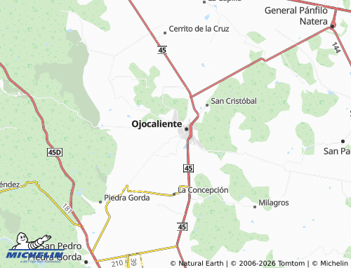 MICHELIN Bicentenario map - ViaMichelin