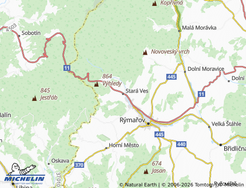 Mappa MICHELIN Stará Ves - ViaMichelin