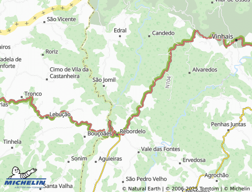 MICHELIN Palas map - ViaMichelin