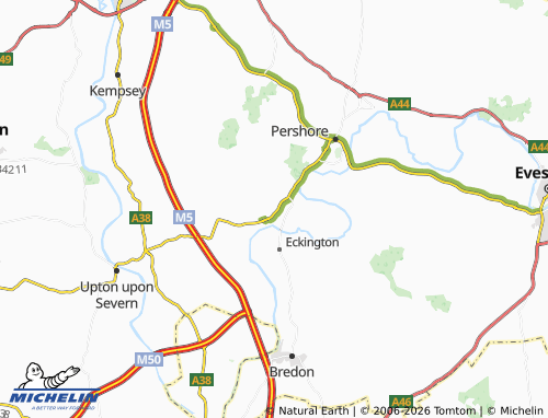 Carte MICHELIN Defford - ViaMichelin