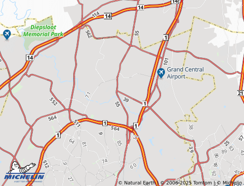 MICHELIN Willaway Agricultural Holdings map - ViaMichelin