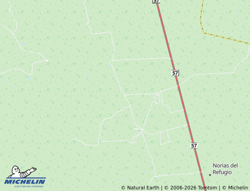 MICHELIN Palo Blanco map - ViaMichelin