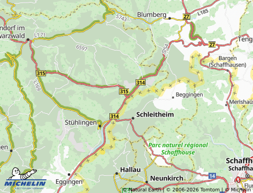 MICHELIN Weizen-Bahnhof map - ViaMichelin