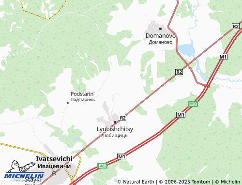 MICHELIN Plekhovo map - ViaMichelin