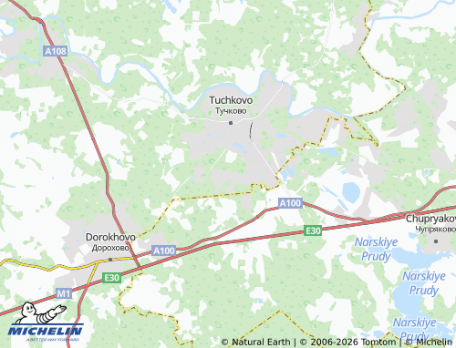 Carte MICHELIN Malinka SNT - ViaMichelin