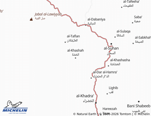 Carte MICHELIN al-Khashah - ViaMichelin