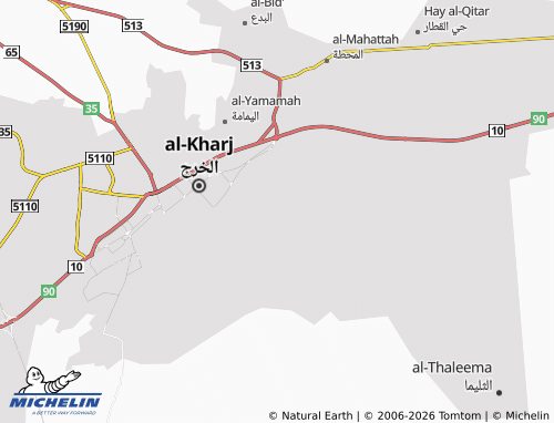 MICHELIN-Landkarte al-Sahab - ViaMichelin