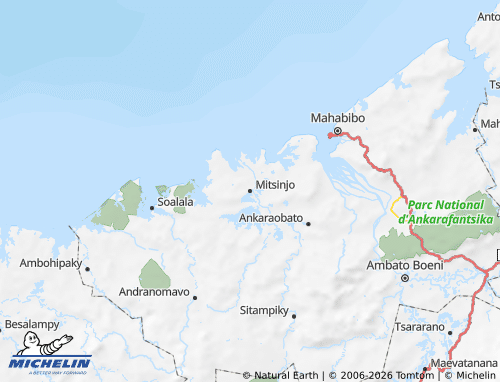 Carte MICHELIN Mitsinjo - ViaMichelin
