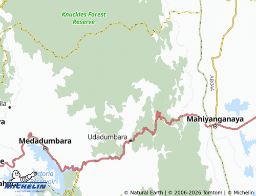 MICHELIN Geradigala map - ViaMichelin