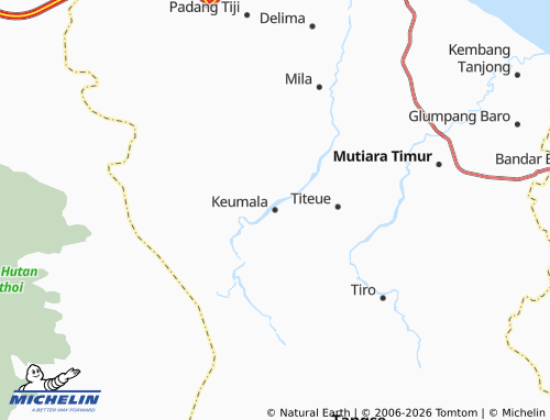 MICHELIN Keumala map - ViaMichelin