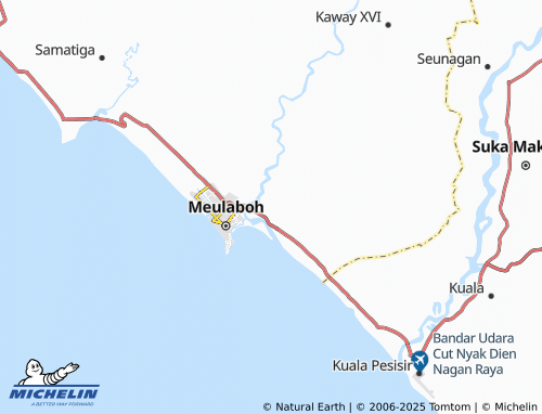 MICHELIN Ujong Tanjong map - ViaMichelin
