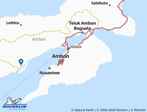 Mapa MICHELIN Batu Merah - ViaMichelin