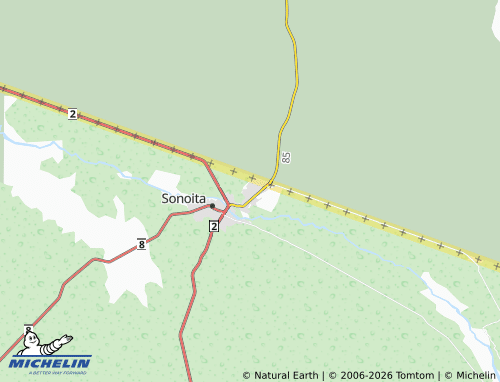 MICHELIN Hombres Blancos map - ViaMichelin