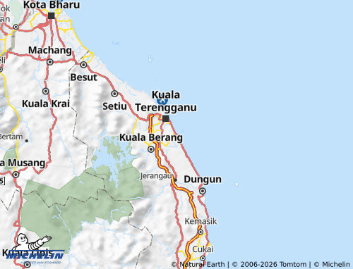 MICHELIN Marang map - ViaMichelin