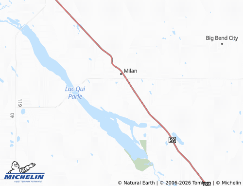 Mapa MICHELIN Kragero - ViaMichelin