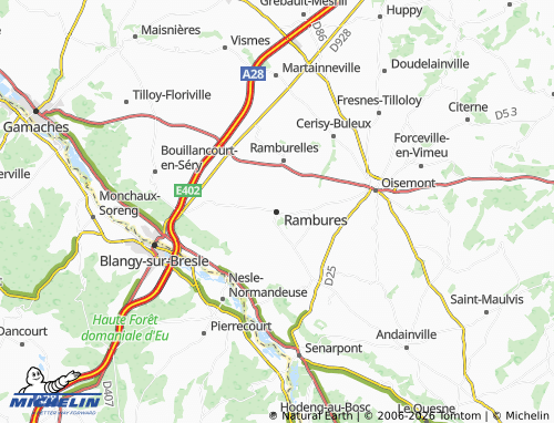 Mappa MICHELIN Rambures - ViaMichelin