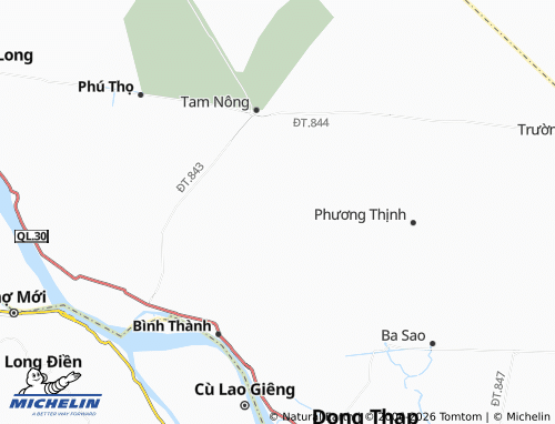 Mapa MICHELIN Bình Tấn - ViaMichelin