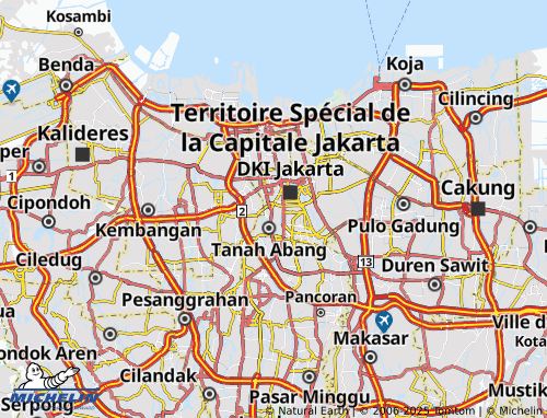 MICHELIN Kampung Bali map - ViaMichelin