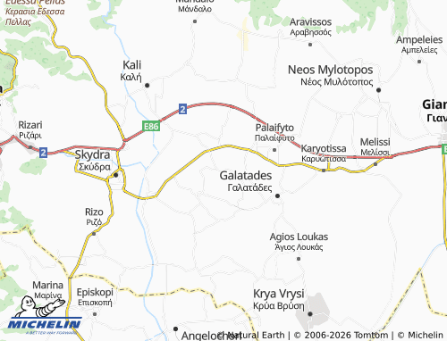 Carte MICHELIN Dafni - ViaMichelin