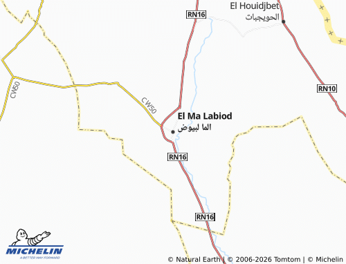 Mapa MICHELIN al-Ma Libyoud - ViaMichelin