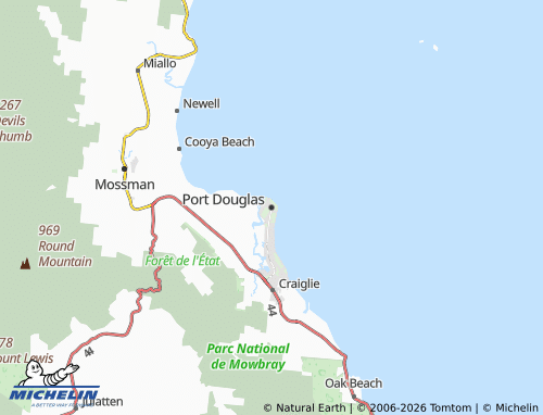 Mapa MICHELIN Port Douglas - ViaMichelin