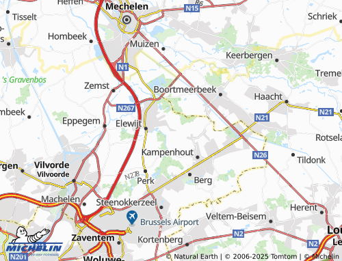 MICHELIN Bergheid map - ViaMichelin